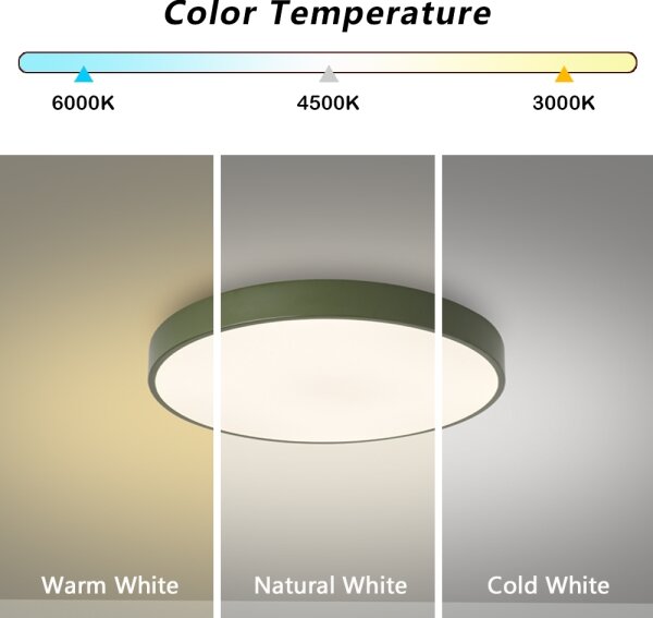 Brilagi - LED Stm stropní svítidlo POOL LED/36W/230V 3000-6000K 30 cm zelená+DO
