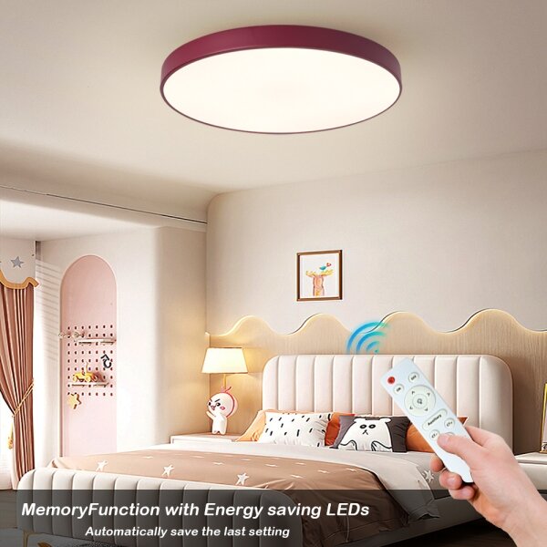 Brilagi-LED Stm stropní svítidlo POOL LED/60W/230V 3000-6000K 60 cm burgundy+DO