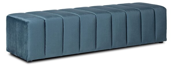 Modrá Sametová lavice 160 × 50 × 42 160 × 50 × 42 cm THEV DESIGN