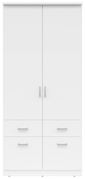 ŠATNÍ SKŘÍŇ, bílá, 91/199/58 cm Boxxx - Šatní skříně, Online Only