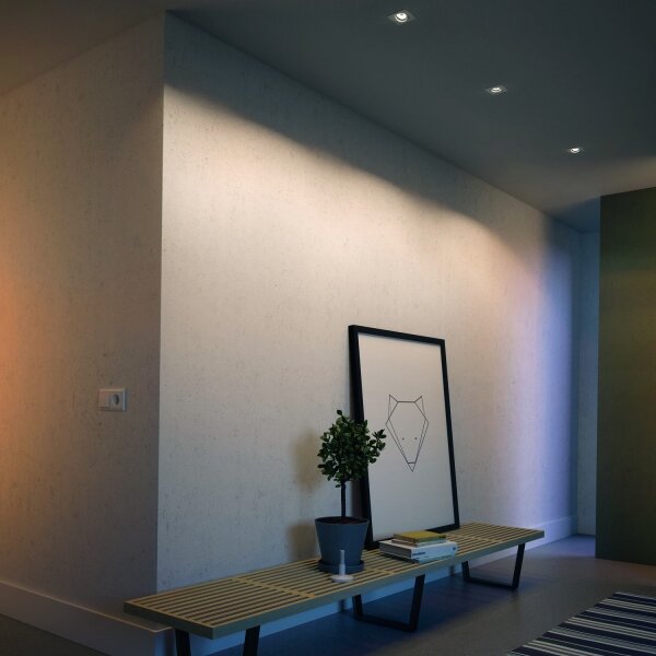 Philips 50193/31/PN- SADA 3x LED RGBW Stm. podhl. svít. 1xGU10/4,8W/230V bílá+DO