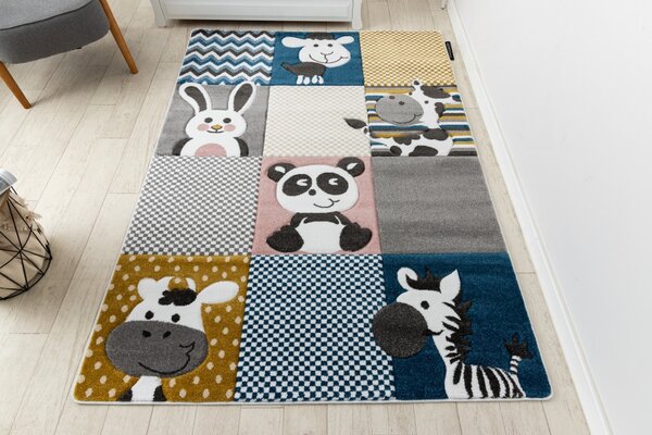 Dětský koberec Zoo zvířátka Rozměr: 150x80 cm