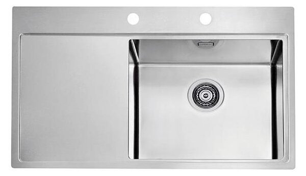 ALVEUS 1103653 - Kuchyňský dřez PURE 86x52,5 cm satin, pravý