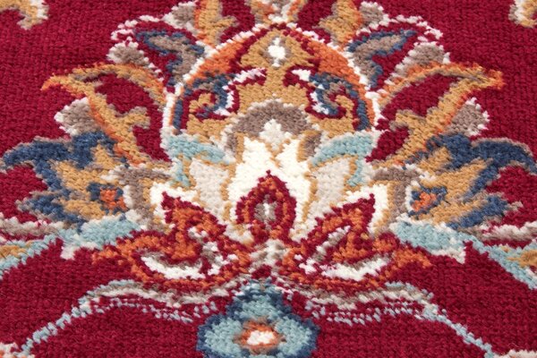 Hanse Home, Kusový koberec Luxor 105633 Caracci Red Multicolor, 57x90, červená, ložnice