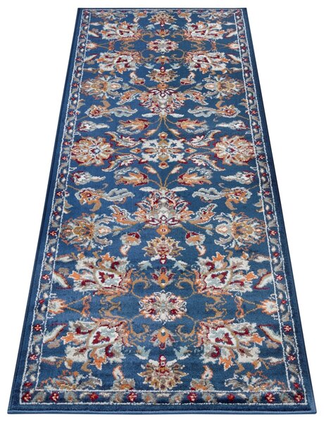 Hanse Home, Kusový koberec Luxor 105634 Caracci Blue Multicolor, 80x240, modrá, ložnice