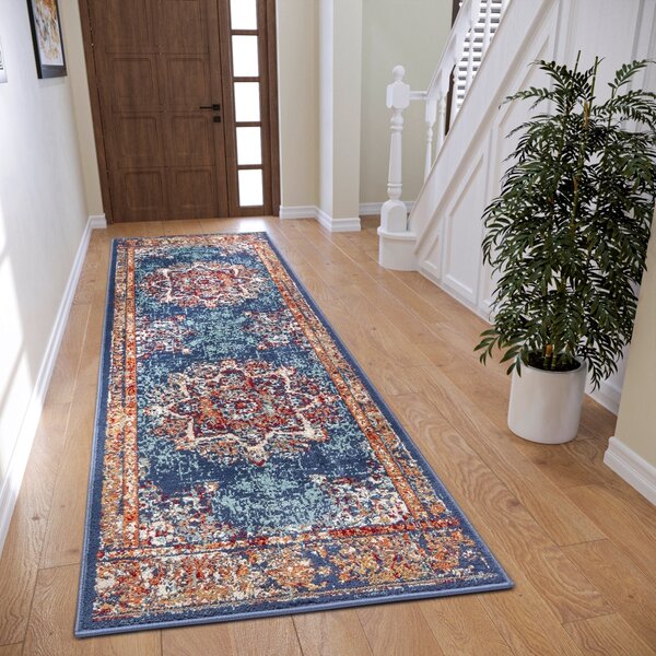 Hanse Home Kusový koberec Luxor 105637 Maderno Blue Multicolor - 57x90 cm