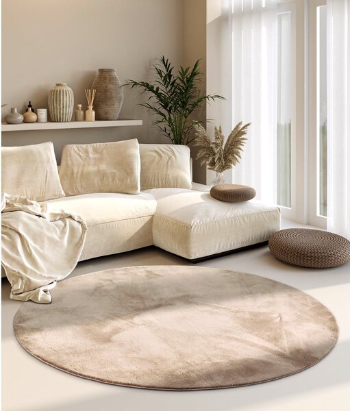 Krémový kulatý koberec ø 160 cm Leon – Villeroy&Boch