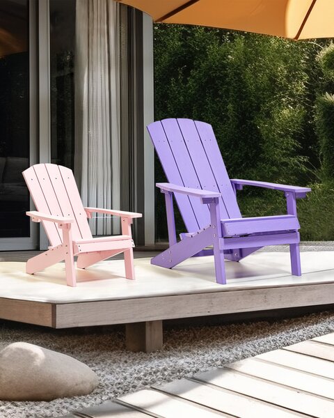 Zahradní židle ADIRONDACK Purpurová
