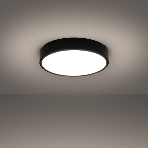 Sollux Lighting Stropní svítidlo ONYX 40 černá LED 3000K