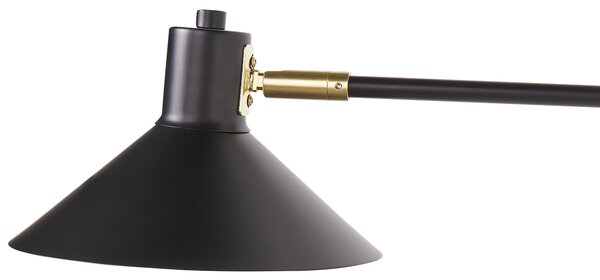 Nástěnná lampa KADASSA Černá Kov Nastavitelná