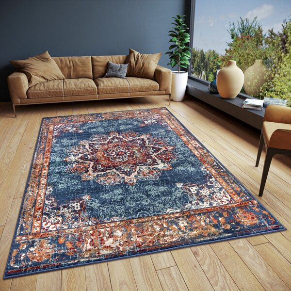 Hanse Home Kusový koberec Luxor 105637 Maderno Blue Multicolor - 57x90 cm