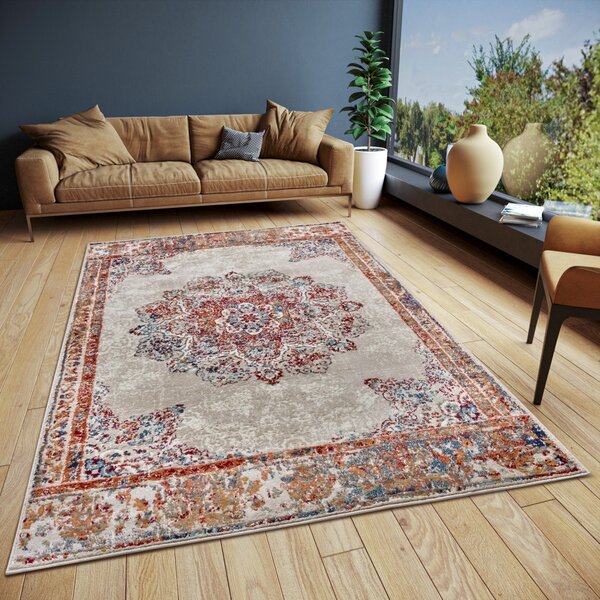 Hanse Home, Kusový koberec Luxor 105639 Maderno Cream Multicolor, 57x90, vícebarevná, ložnice