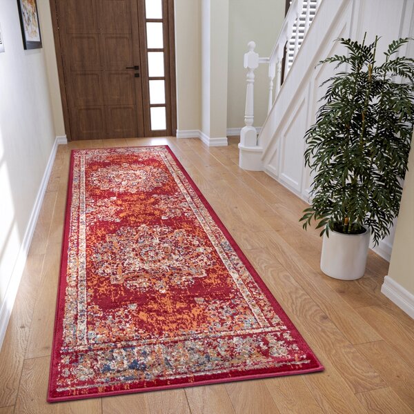 Hanse Home, Kusový koberec Luxor 105638 Maderno Red Multicolor, 80x120, červená, ložnice