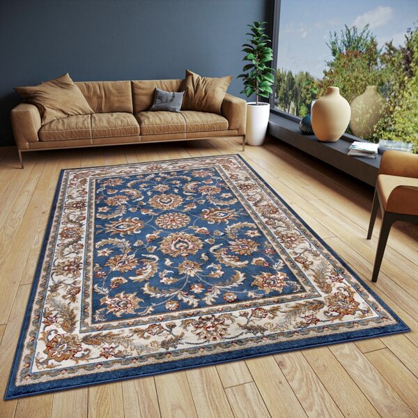 Hanse Home, Kusový koberec Luxor 105640 Reni Blue Cream, 57x90, modrá, ložnice