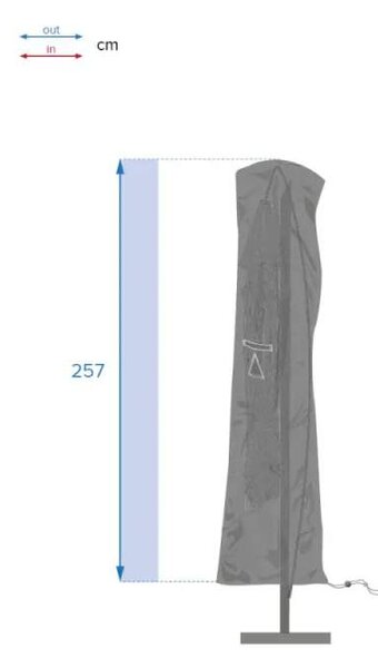 Obal na slunečník Hambo 70x40x257 cm