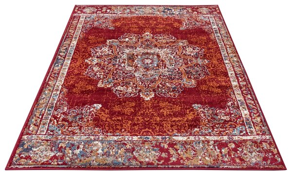 Hanse Home, Kusový koberec Luxor 105638 Maderno Red Multicolor, 80x120, červená, ložnice