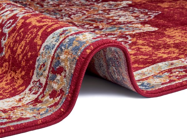 Hanse Home, Kusový koberec Luxor 105638 Maderno Red Multicolor, 80x120, červená, ložnice