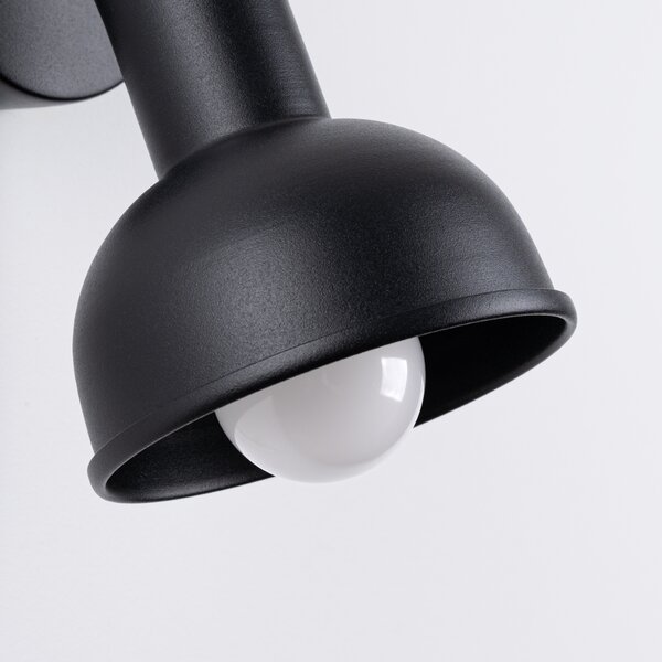 Sollux Lighting Nástěnné svítidlo ELBA černé