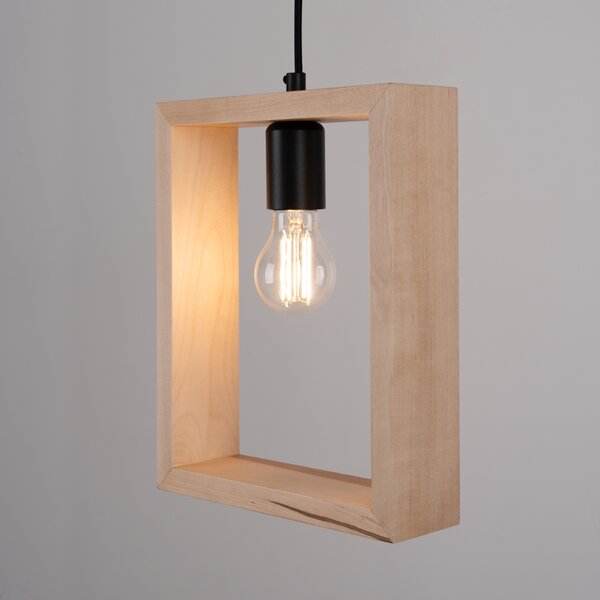 Sollux Lighting Závěsné svítidlo ARIES přírodní dřevo