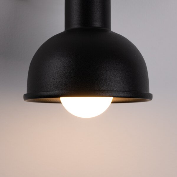 Sollux Lighting Nástěnné svítidlo ELBA černé