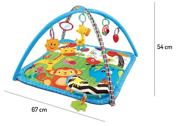 Interaktivní vzdělávací hrací deka Ecotoys