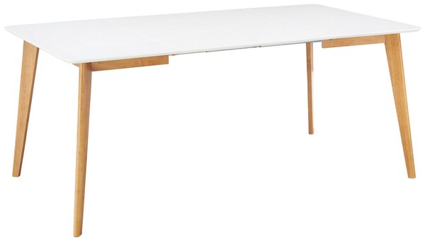 JÍDELNÍ STŮL, bílá, 100-180/100/76 cm Livetastic - Jídelní stoly, Online Only