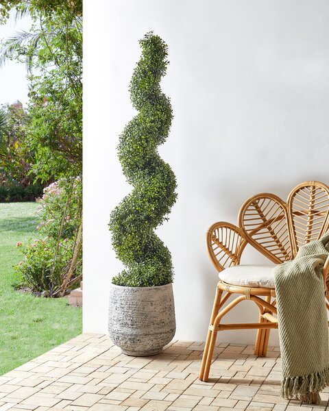 Umělá rostlina BUXUS SPIRAL TREE 158 cm Zelená