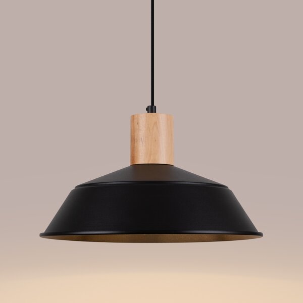 Sollux Lighting Závěsné svítidlo FANO černé