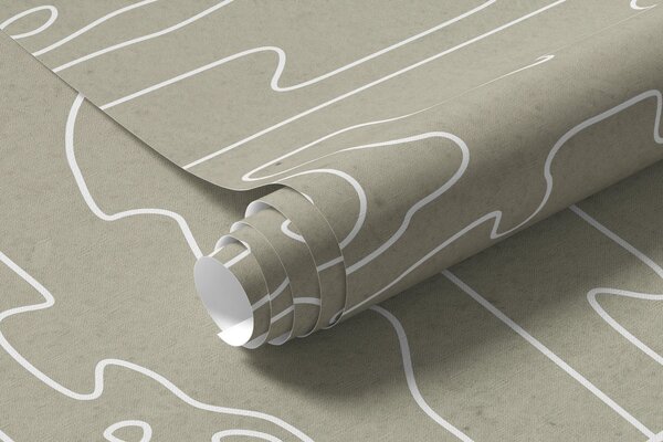 Fototapety Sluneční soustava v minimalistickém stylu na chladném béžovém texturovaném pozadí, Fototapety space, w02344 : uwalls.cz