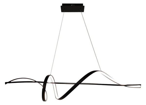 LED Lustr na lanku SASH LED/36W/230V černá