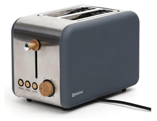 Topinkovač s dvěma otvory 900W/230V nerez/šedá
