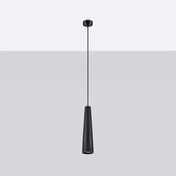 Sollux Lighting Závěsné svítidlo ELECTRA černý beton