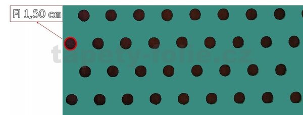 Izolační podložka, podklad pod podlahy s podlahovým vytápěním, XPS 2mm zelená s dírkami, rozměr 100x50cm, IMPOL TRADE