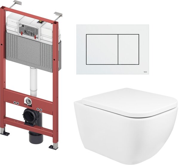 Sada záchodová mísa Oltens Vernal 42002000, podomítkový WC modul Tece Base 9400407, 45104000, 9.240.400