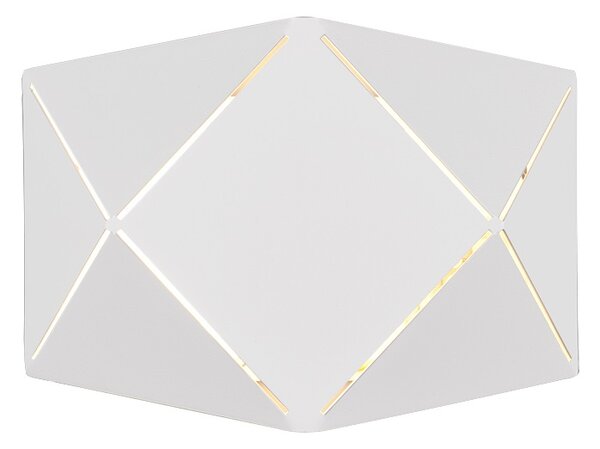 Trio Leuchten 223510131 ZANDOR - LED nástěnné svítidlo v bílé barvě, 6,5W, 3000K (Kovové moderní LED svítidlo na zeď bez vypínače)
