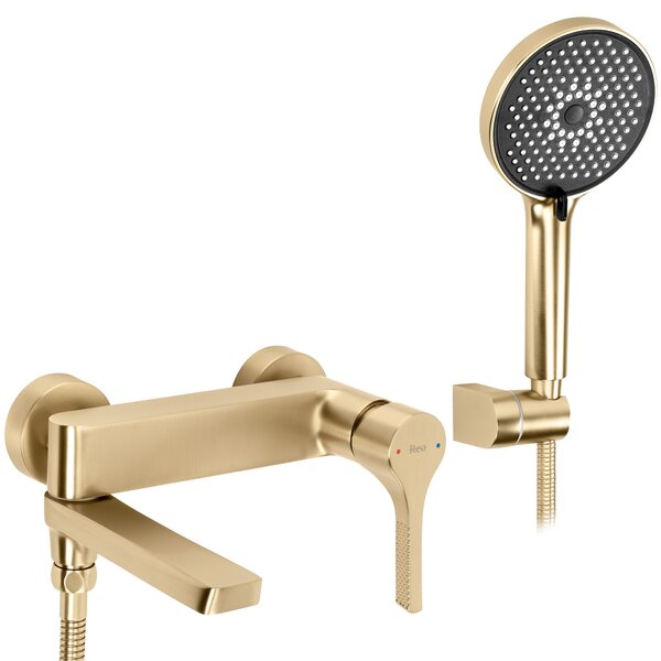 Koupelnová baterie PREMIUM REA Maxim Brush Gold