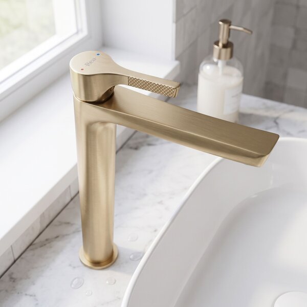 Rea, Umyvadlová baterie PREMIUM REA Maxim Brush Gold High, REA-B8951