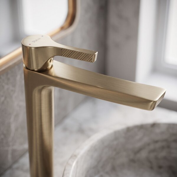 Rea, Umyvadlová baterie PREMIUM REA Maxim Brush Gold High, REA-B8951