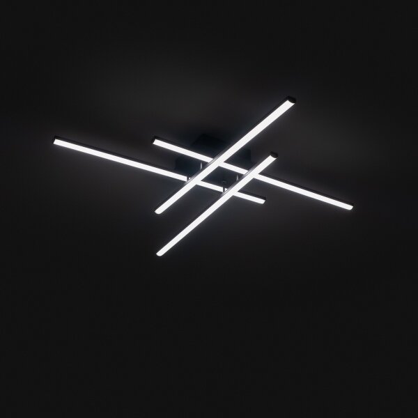 Brilagi - LED Stropní svítidlo STRIPES LED/37W/230V černá