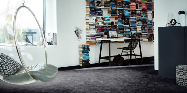 Metrážový koberec REFLECTION černý