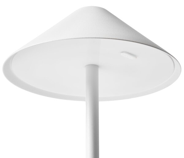 LED bezdrátová stolní lampa FRANCOLI se stmívačem Kov Bílá