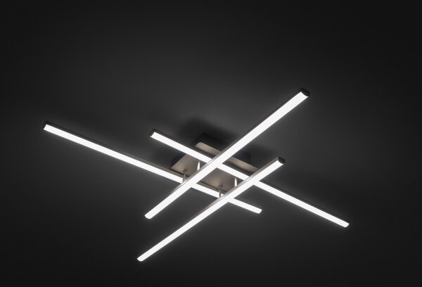 Brilagi - LED Stropní svítidlo STRIPES LED/37W/230V stříbrná