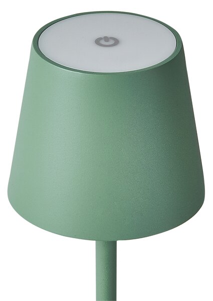 LED bezdrátová stolní lampa BACEIRO se stmívačem Kov Zelená