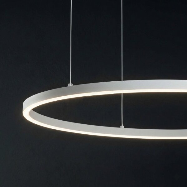 Ideal Lux - LED Lustr na lanku ORACLE SLIM LED/83W/230V 4000K pr. 150 cm bílá