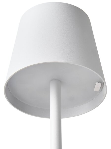 LED bezdrátová stolní lampa BACEIRO se stmívačem Kov Bílá
