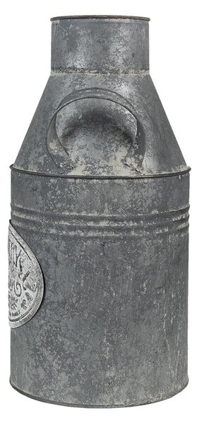Dekorační plechová konev na mléko Country Garden - Ø17*36 cm