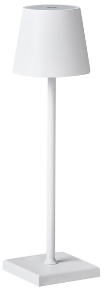 LED bezdrátová stolní lampa BACEIRO se stmívačem Kov Bílá