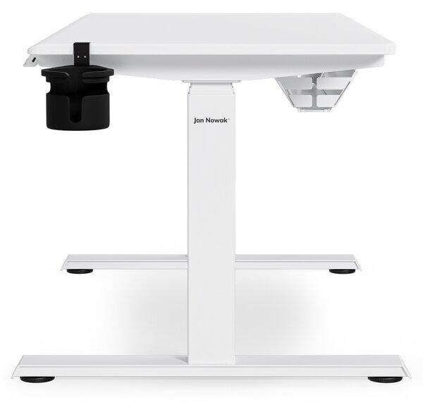 Elektrický stůl s nastavitelnou výškou ergonomický bílý,1200x600 mm: ARIA