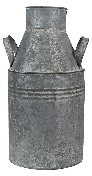 Dekorační plechová konev na mléko Country Garden - Ø17*36 cm