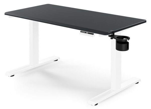 Elektrický stůl s nastavitelnou výškou ergonomický bílo-antracitový,1200x600 mm: ARIA